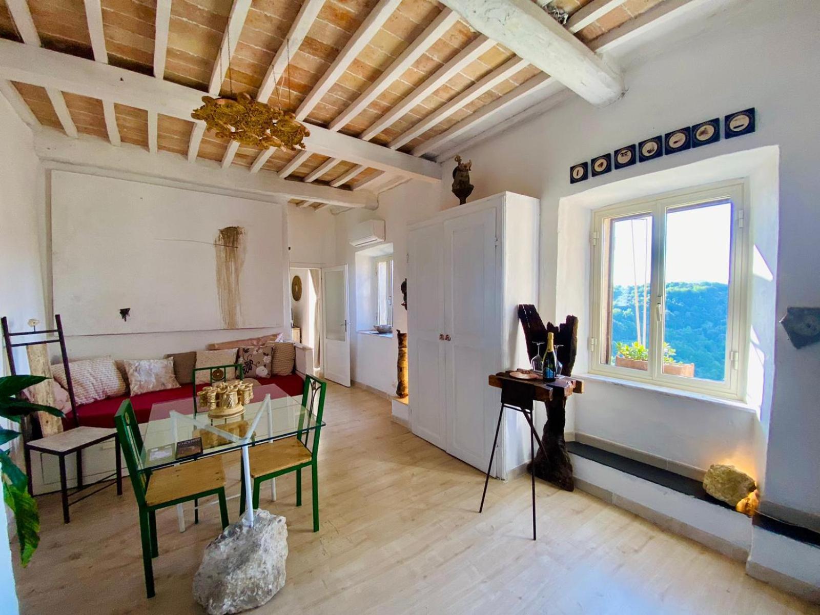 Apartamento La Sorpresa Sul Bastione With Panoramic Balcony Pitigliano Exterior foto