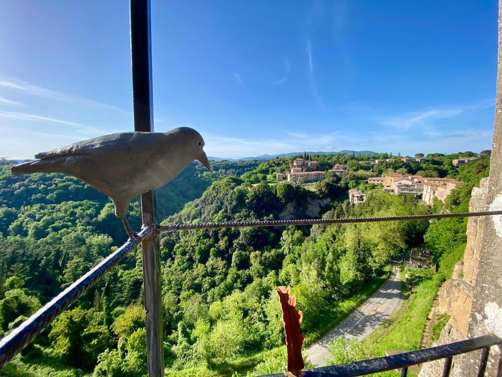 Apartamento La Sorpresa Sul Bastione With Panoramic Balcony Pitigliano Exterior foto